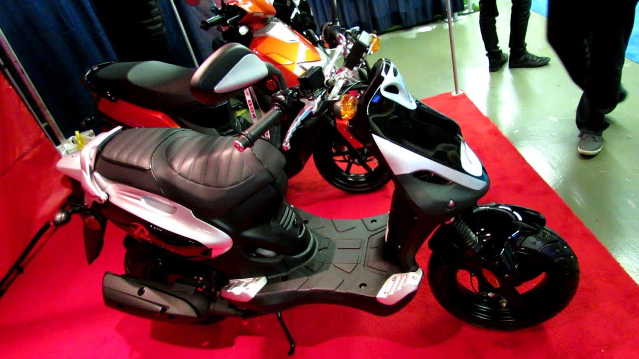 PGO PMX Naked Scooter Walkaround - 2013 Montreal Show YouTube