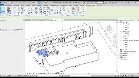آموزش رویت | گام اول | ویدئو9:  آموزش ایجاد سقف و کف  و سقف کاذب در Revit