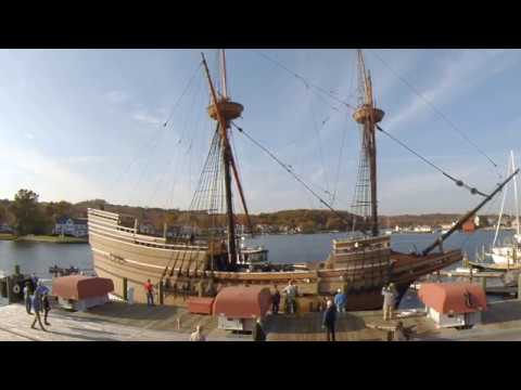Video: Mayflower II - Tur Foto Kapal Peziarah