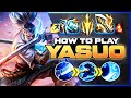 HOW TO PLAY YASUO SEASON 15 | BEST Build &amp; Runes | League of Legends