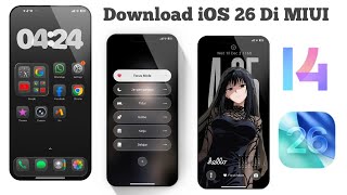iOS 26 on MIUI 14?? 🔥 🔥 Recommended iPhone-like Themes for Xiaomi screenshot 1
