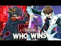 The ultimate duel can kaiba beat yusei blueeyes vs synchrons in yugioh master duel