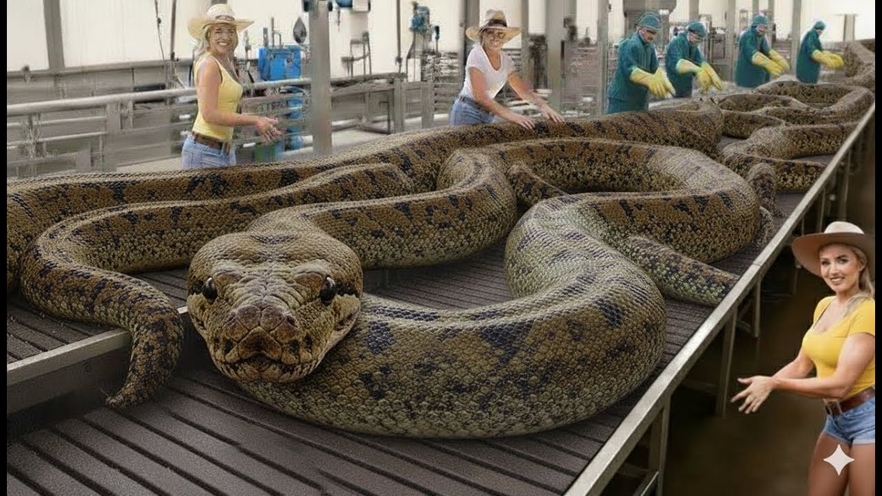 Inside the $1 Billion Python City – How Giant Snake Farms Operate Like ...
