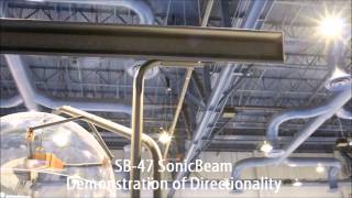 Brown Innovations SonicBeam Directional Speaker Demonstration