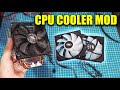 MODIFIQUEI UM CPU COOLER BARATO PRA FICAR IGUAL OS CAROS, RESULTADO?