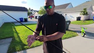How to set up your Drum Heaver 8nbait rod and reel the Virginia way!