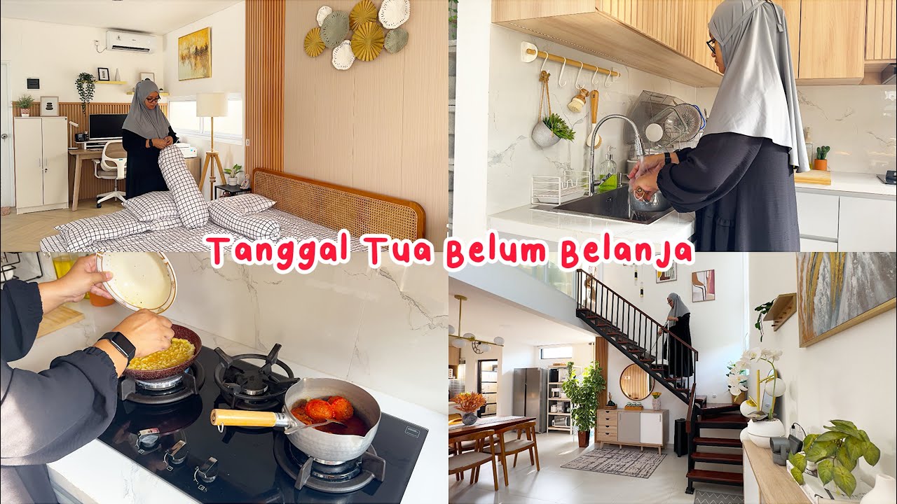 Tanggal Tua Belum Belanja Jadi Masak Apa Yang Ada Aja | Housewife Routine