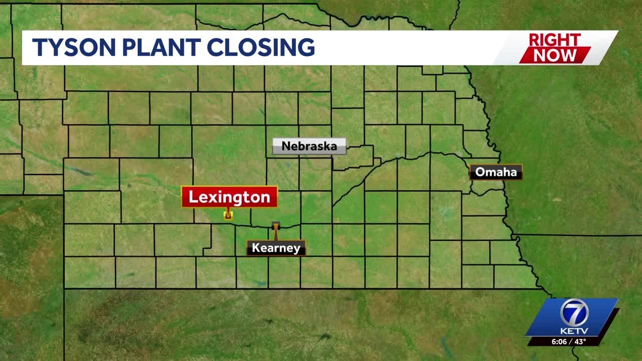 Tyson Foods announces closure of beef processing plant in Lexington