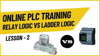 ONLINE PLC TRAINING LESSON2 RELAY LOGIC VS LADDER LOGIC | STAR-DELTA | COMPACT VS MODULAR PLC