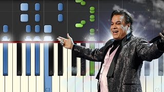 Juan Gabriel / Para Que Me Haces Llorar / Piano Tutorial / Notas Musicales chords