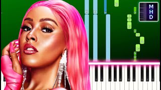 Doja Cat - Like That (feat. Gucci Mane) (Piano Tutorial Easy)