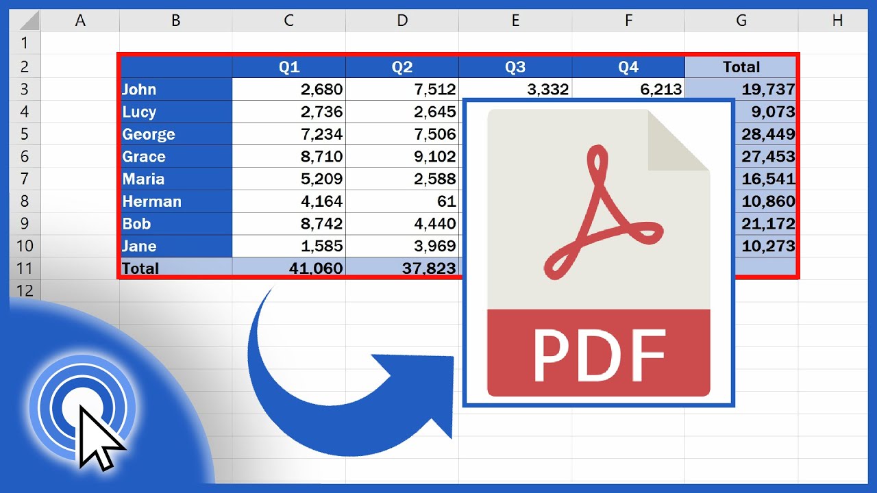 how-to-convert-an-excel-file-into-pdf-youtube