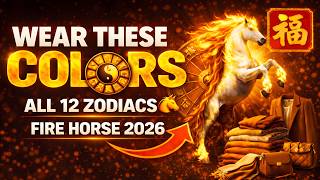 STOP Wearing RED in 2026! Fire Horse Lucky Colors for Every Chinese Zodiac 🐎🔥| Grandmaster Lin