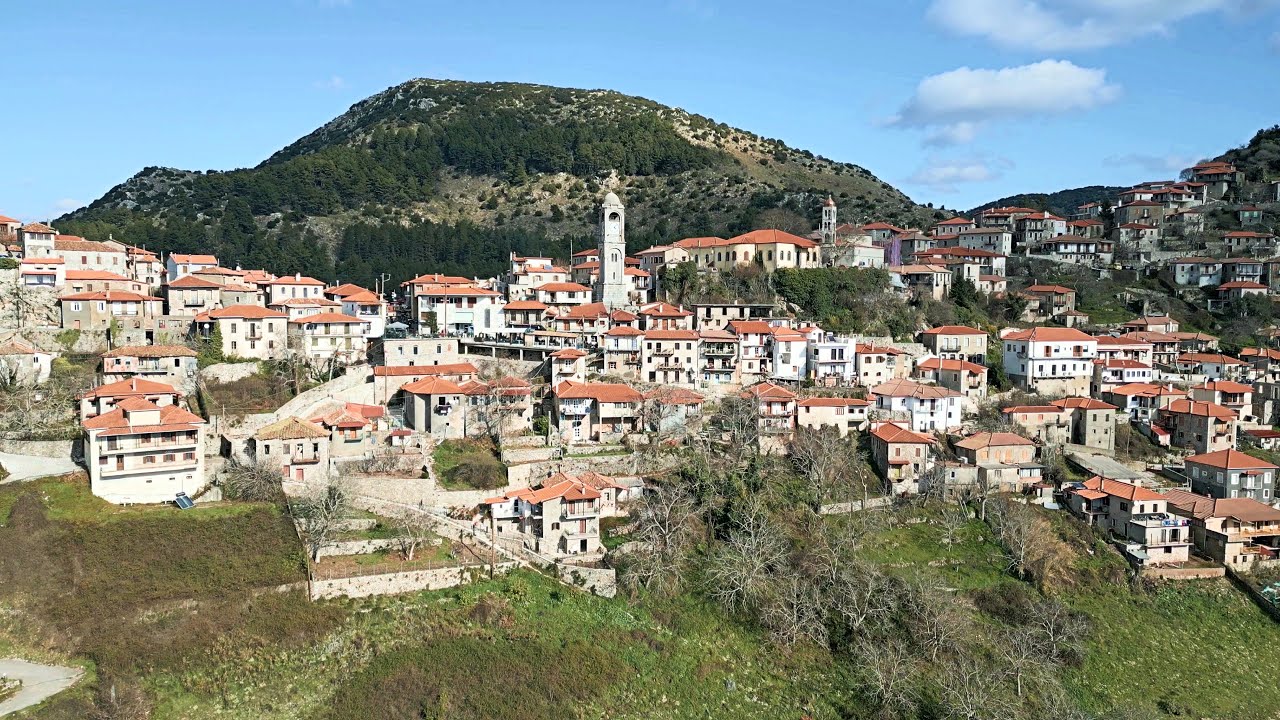 ΔΗΜΗΤΣΑΝΑ  και το μουσείο υδροκίνησης  DIMITSANA  4K GREECE