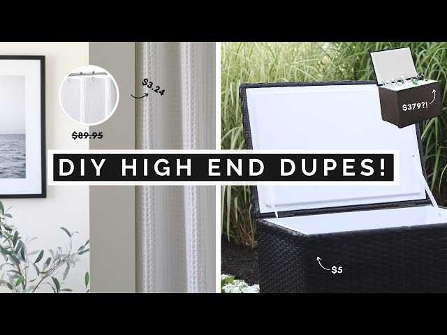 CRATE AND BARREL VS THRIFT STORE | DIY HIGH END DECOR DUPES ON A BUDGET class=