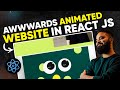 Reactjs  modern animated website  ochi design  awwwarded website clone