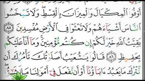 مصحف التجويد صفحة 231 إبراهيم الأخضر 🕋🕋
