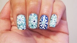 Snowflake Nails