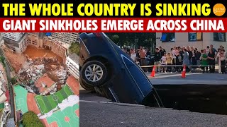 Massive Sinkholes Appear Across China, The Whole Country Is Sinking!