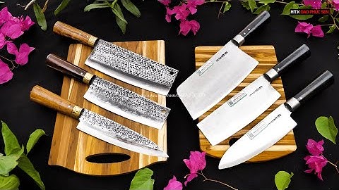 Bộ Dao Hoa Văn Cao Cấp Và Bộ Dao Không Rỉ Báo Giá Ngày 15/12 - Hàng Chuẩn Của HTX Dao Phúc Sen