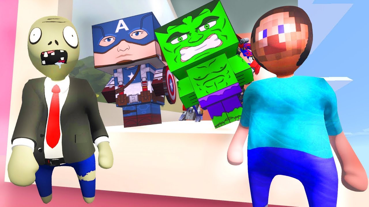 ZOMBİK VE STEVE OYUNCAK PARKINDA 😱 - Süper Kahramanlar