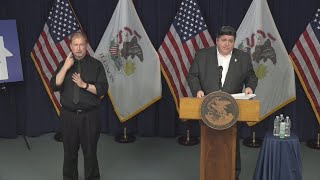 Gov. Pritzker talks about state's unemployment claims