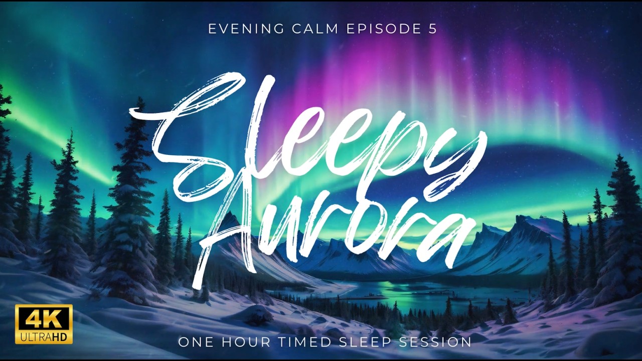 Northern Lights 4K 🌌 Sleep Under the Aurora Borealis | 1 Hour Ambient ...