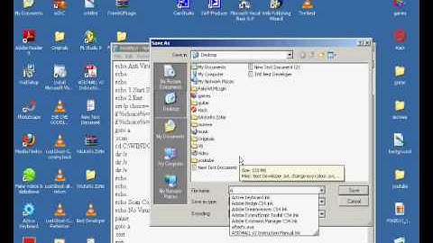 Fake AntiVirus with notepad by:b1t punK
