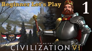Civilization VI: Beginner Let's Play as Germany - ep1
