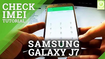How to Check IMEI in SAMSUNG Galaxy J7 (2016) - IMEI Tutorial