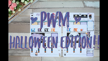 PWM Halloween Edition Week 5 - Pimp my Planner ♥