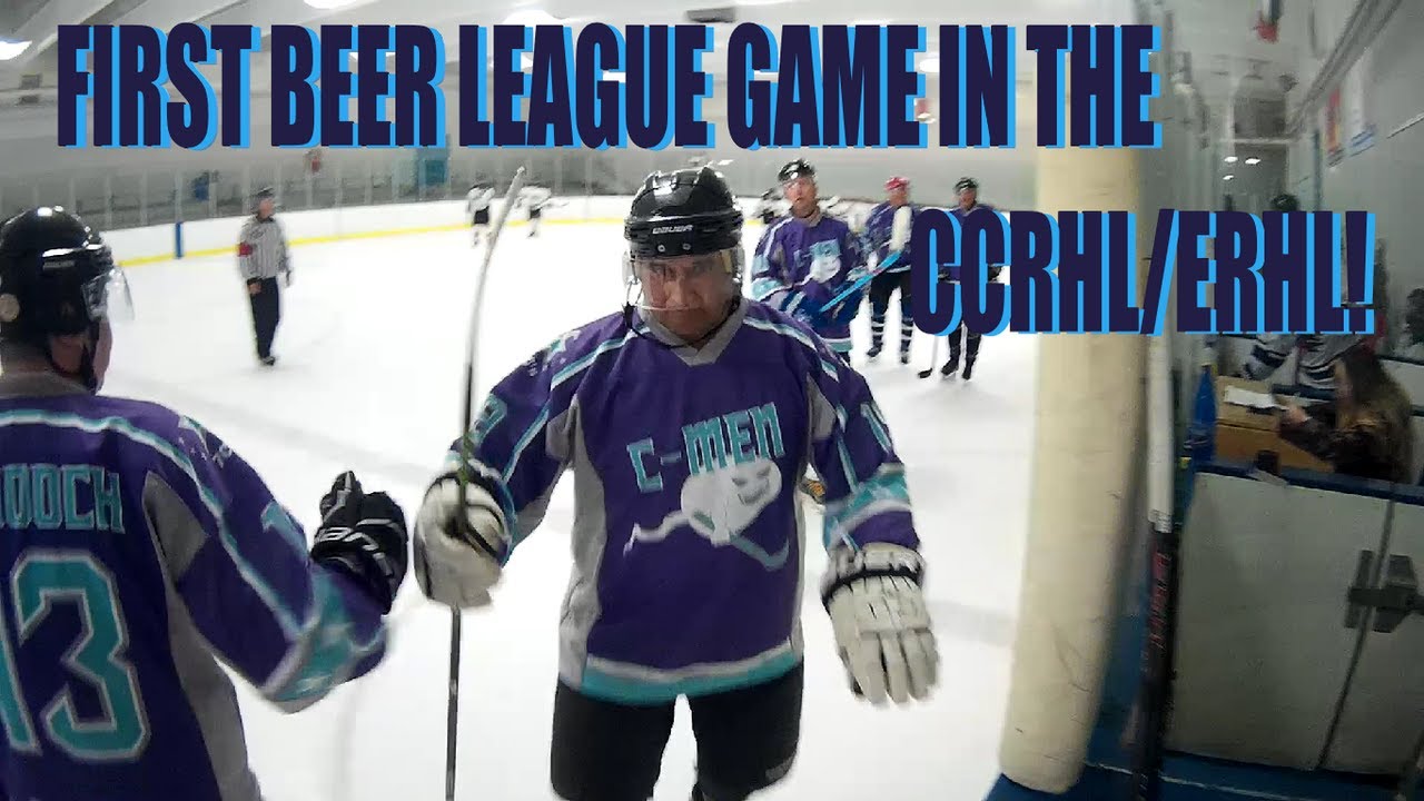 C-MEN VS. CEDARS (1ST BEER LEAGUE GAME IN THE CCRHL/ERHL)