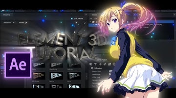 How To Use Element 3D on UHD Graphics Card | After Effects AMV Tutorial