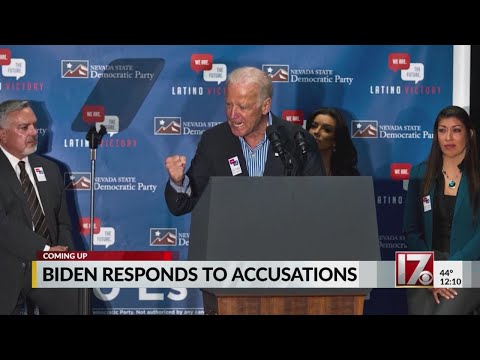 Joe Biden responds to kissing accusations