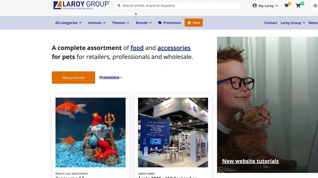 Lehrfilme Suchen & Finden - Laroy Group neue Website