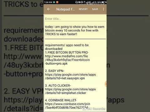 Claim free bitcoin every 10 seconds using AUTO CLICKER