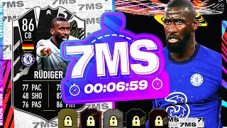 INCREDIBLE 5 LEAGUE HYBRID SHOWDOWN 86 ANTONIO RÜDIGER 7 MINUTE SQUAD BUILDER -FIFA 21 ULTIMATE TEAM