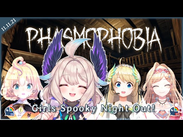 【PHASMOPHOBIA】Senpai, I die for thou【NIJISANJI EN×ID w/ Layla, ZEA & Millie】のサムネイル