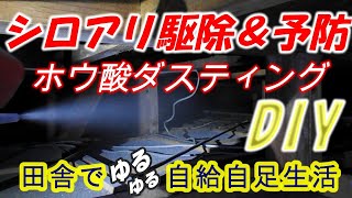 【続編】シロアリ対策 駆除＆予防 半永久的効果のホウ酸ダスティング サンドブラストガンで実践！ゴキブリ対策にも！【田舎でゆるゆる自給自足生活 ／ 第81回】