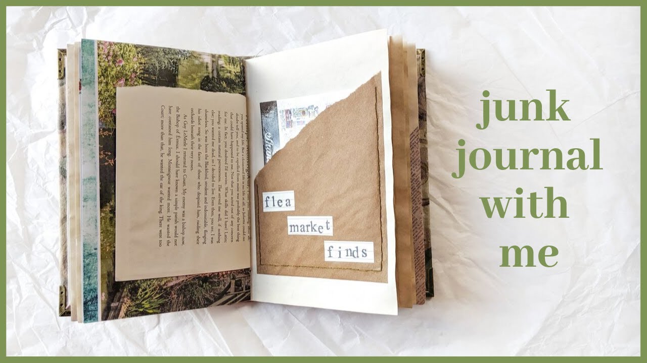 Junk Journal With Me #1 | Flea Market & Bunnies