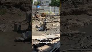 Karaköy Tari̇hi̇ Cami̇i̇ Alti Çi̇mento Enjeksi̇yonu İle Zemi̇n İyi̇leşti̇rme