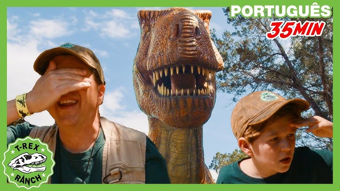 Este dinossauro gigante é mais assustador do que o lendário T-Rex! Mundos  Escondidos 41 mil visualizações - há 1 semana Thumb: Tiranossauro matando  Espinossauro - iFunny Brazil