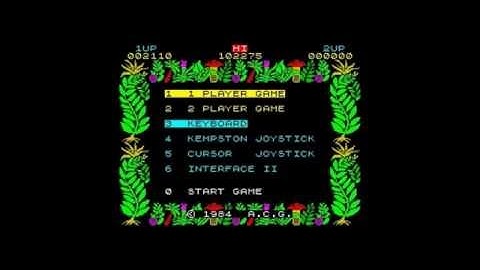 Sabre Wulf Title Music (ZX Spectrum 48K)