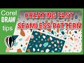 Creating a seamless pattern in CorelDraw