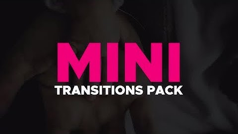 Mini Transitions Pack Premiere Pro Templates