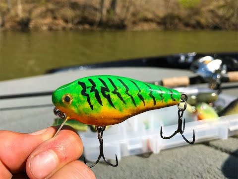 Hand Carved, Homemade Crankbait - Most UNIQUE Lure I've Used 