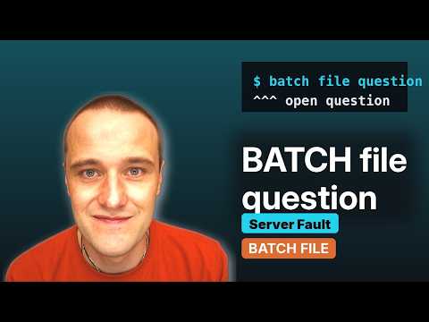 What is wrong with this batch-script? (2 Solutions!!)