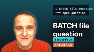 Details What is wrong with this batch-script (2 Solutions!!) Update