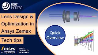 Lens Design &amp; Optimization in Ansys Zemax