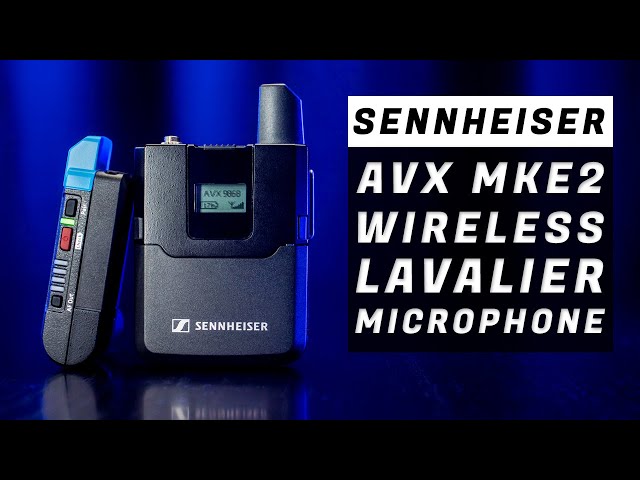 Sennheiser AVX-MKE2 SET-4 Wireless Lavalier Microphone System - Sound  Productions